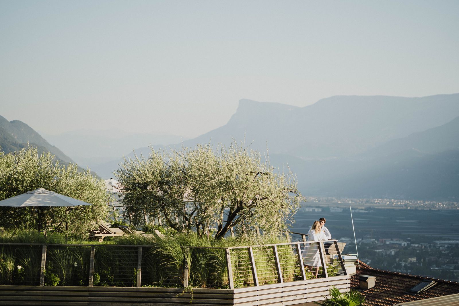 Panorama über Meran