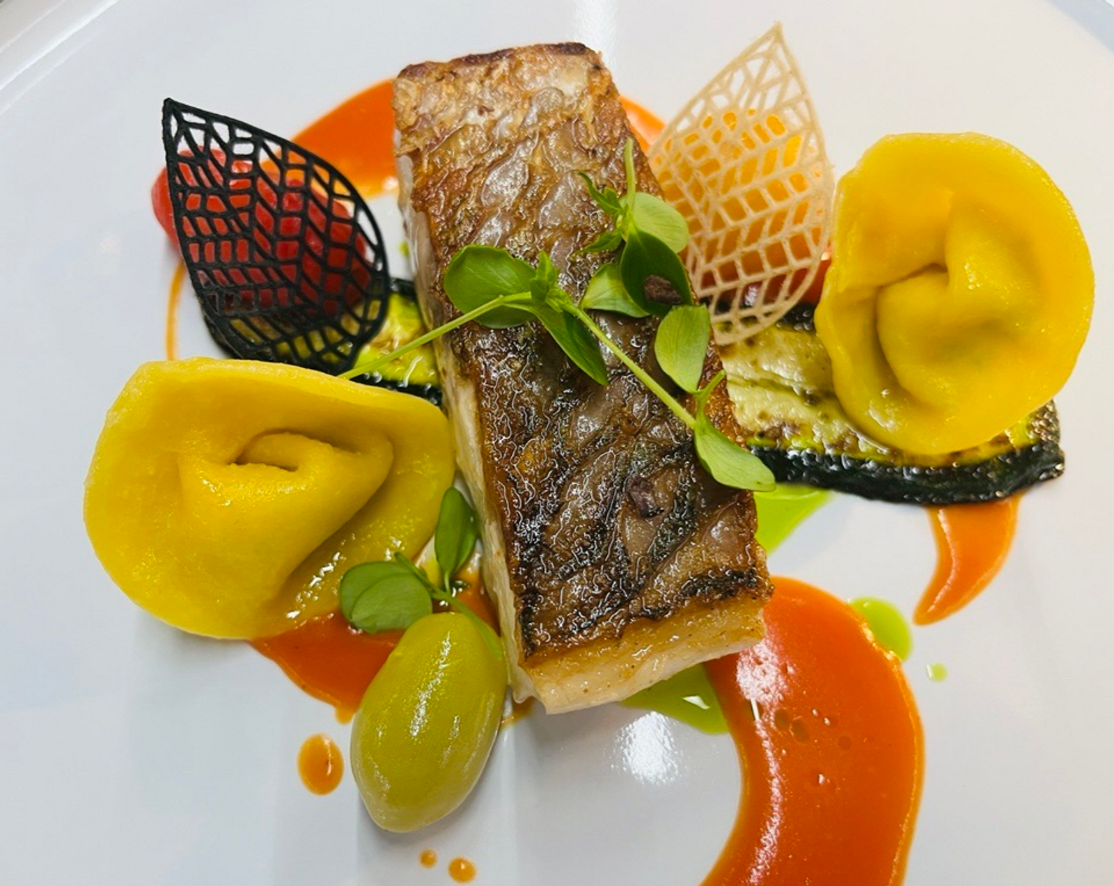 Italienisches Gourmetgericht im Gourmethotel Südtirol