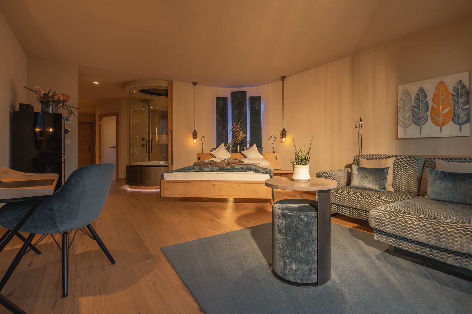 Suite Vista mit privatem Whirlpool im Zimmer und Panorama-Ausblick