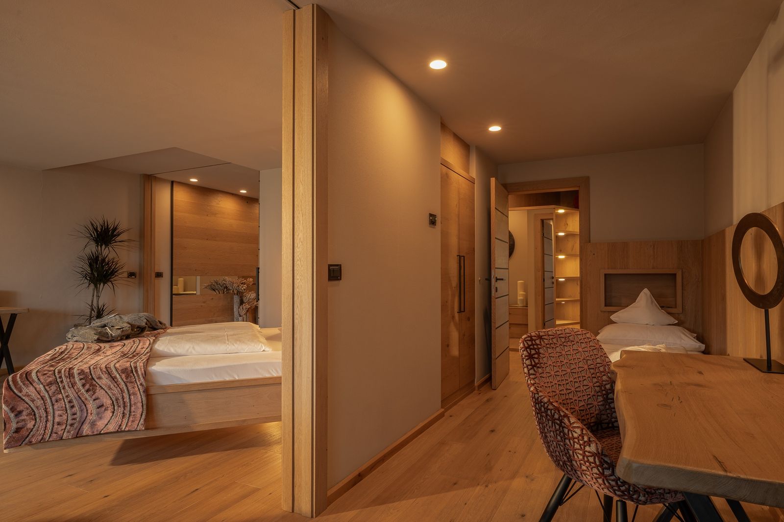Luxussuite Fiore mit direktem Gartenzugang, privater Terrasse und Whirlpool