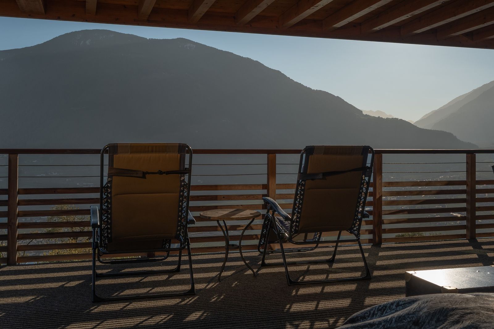 Panorama Suite Villa Luna mit großem Balkon und weitem Ausblick