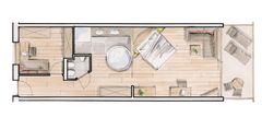 Vista third floor Floor plan