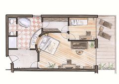 The Family Wolke Sieben Floor plan