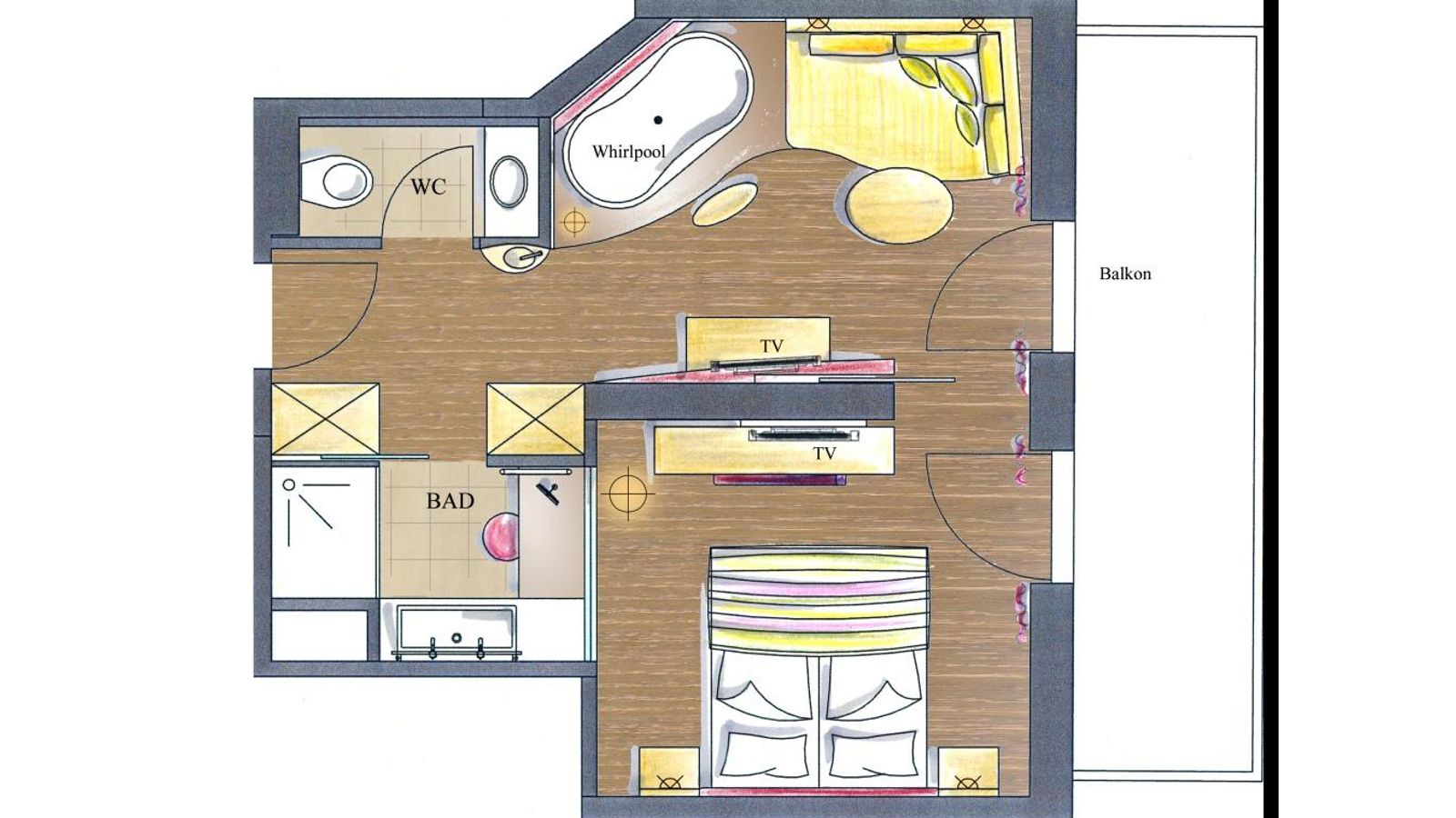 Suite sonho de Sissi image 6 - Hotel Das Rübezahl