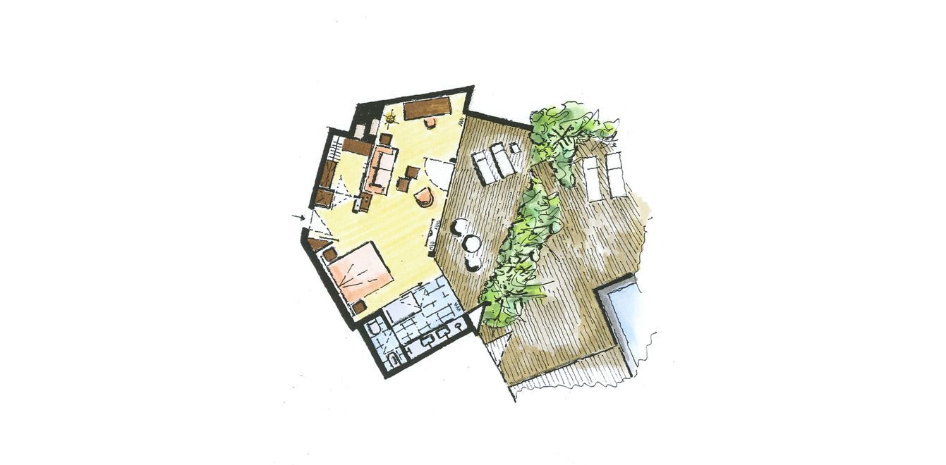 Waldklause : Poolsuite