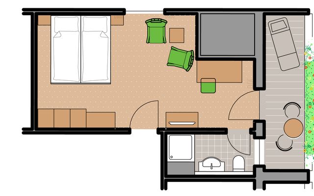 Double room category A thumbnail 4 - Hotel Grüner Wald ****s