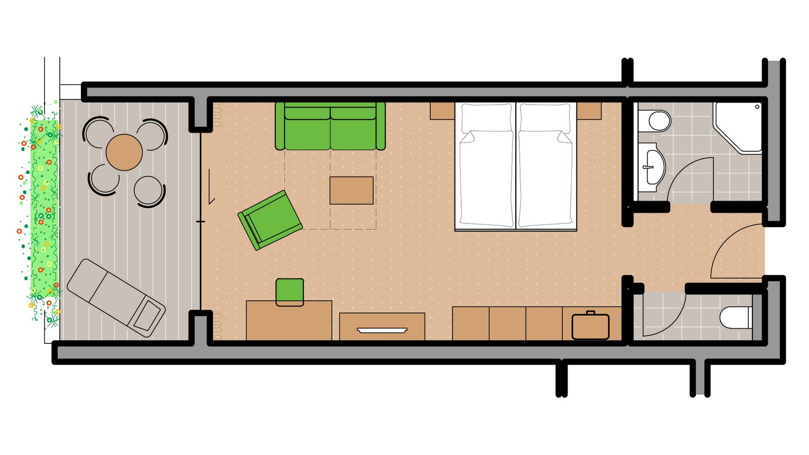 Double room category D image 5 - Hotel Grüner Wald ****s