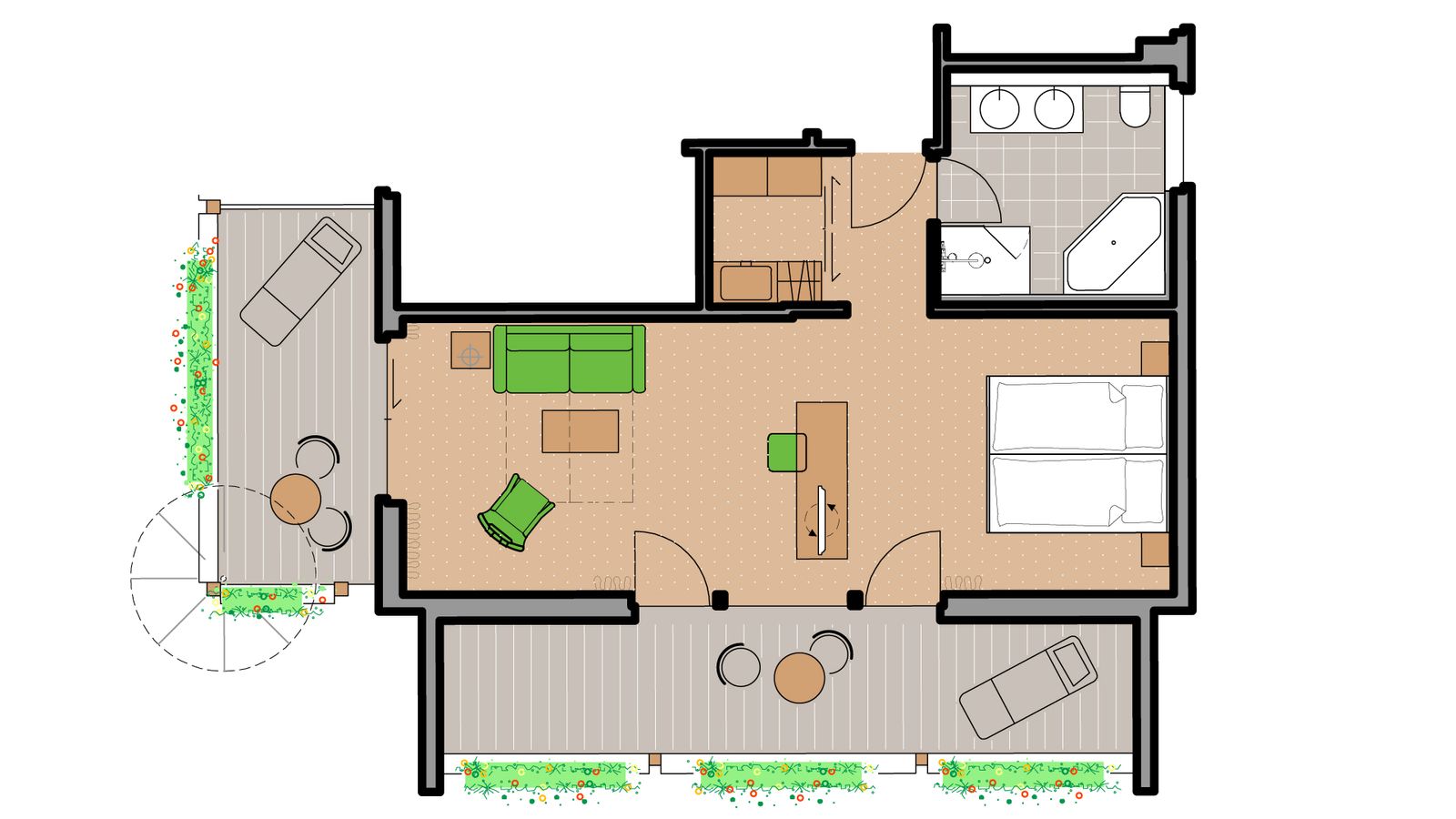 Junior suite category F image 3 - Hotel Grüner Wald ****s