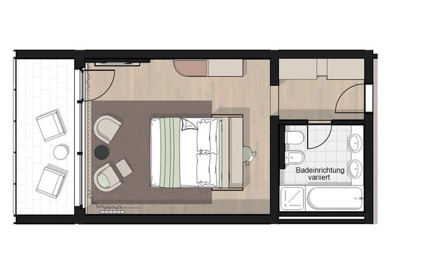 Doppelzimmer „Erlenbühl“ image 3 - Wellnesshotel Sonnenhalde