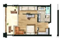 Residence Nido di famiglia | Aquagarden floor plan