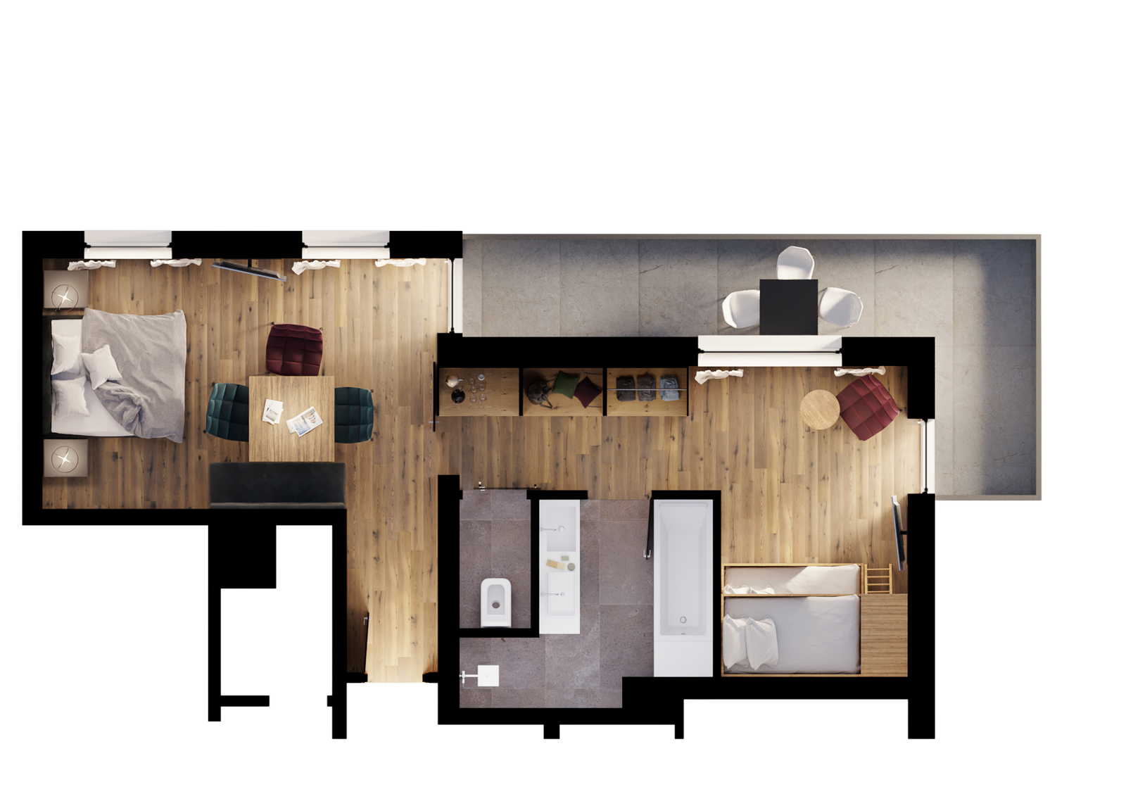 „49er" Zirben FamilySuite image 5 - Mia Alpina