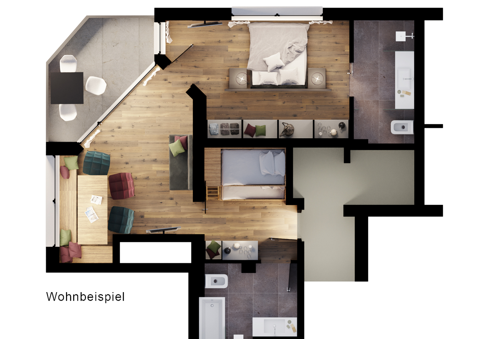 „59er" Zirben FamilySuite  image 6 - Mia Alpina