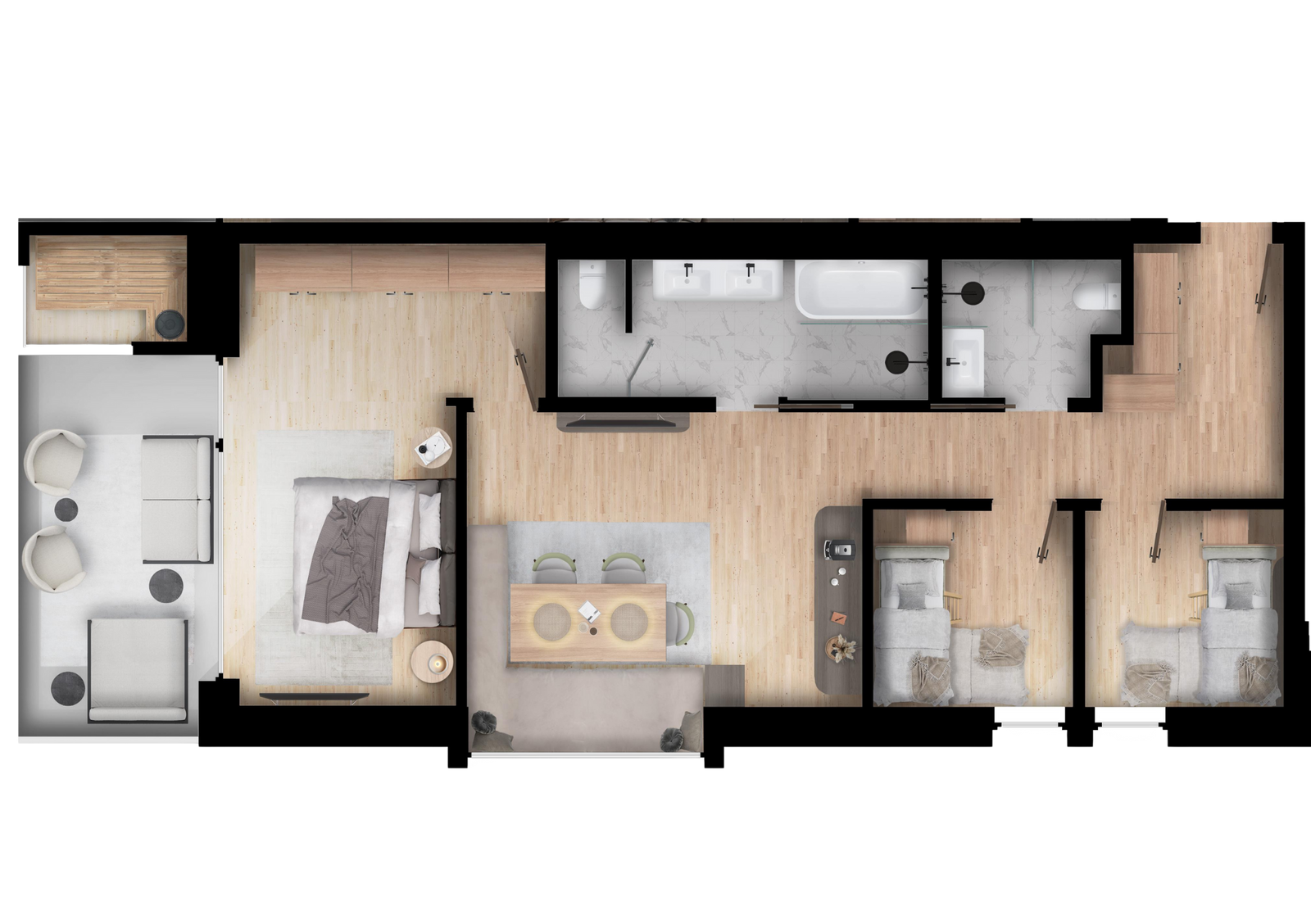 „96er" Zirben Suite - Panorama image 11 - Mia Alpina