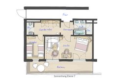 Suite familiale Lämmerfels 2/5 - PFALZBLICK WALD SPA RESORT