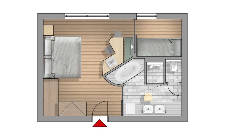Floor plan Suite Mini