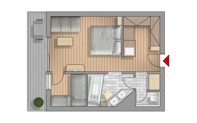 Floor plans Suite Midi