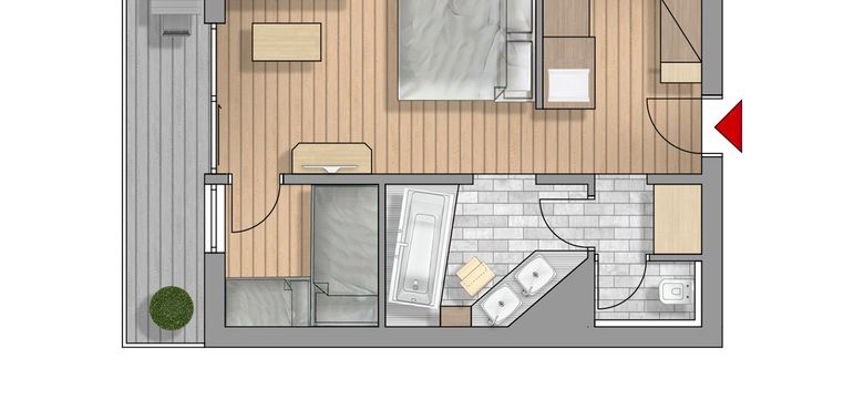 Floor plans Suite Midi