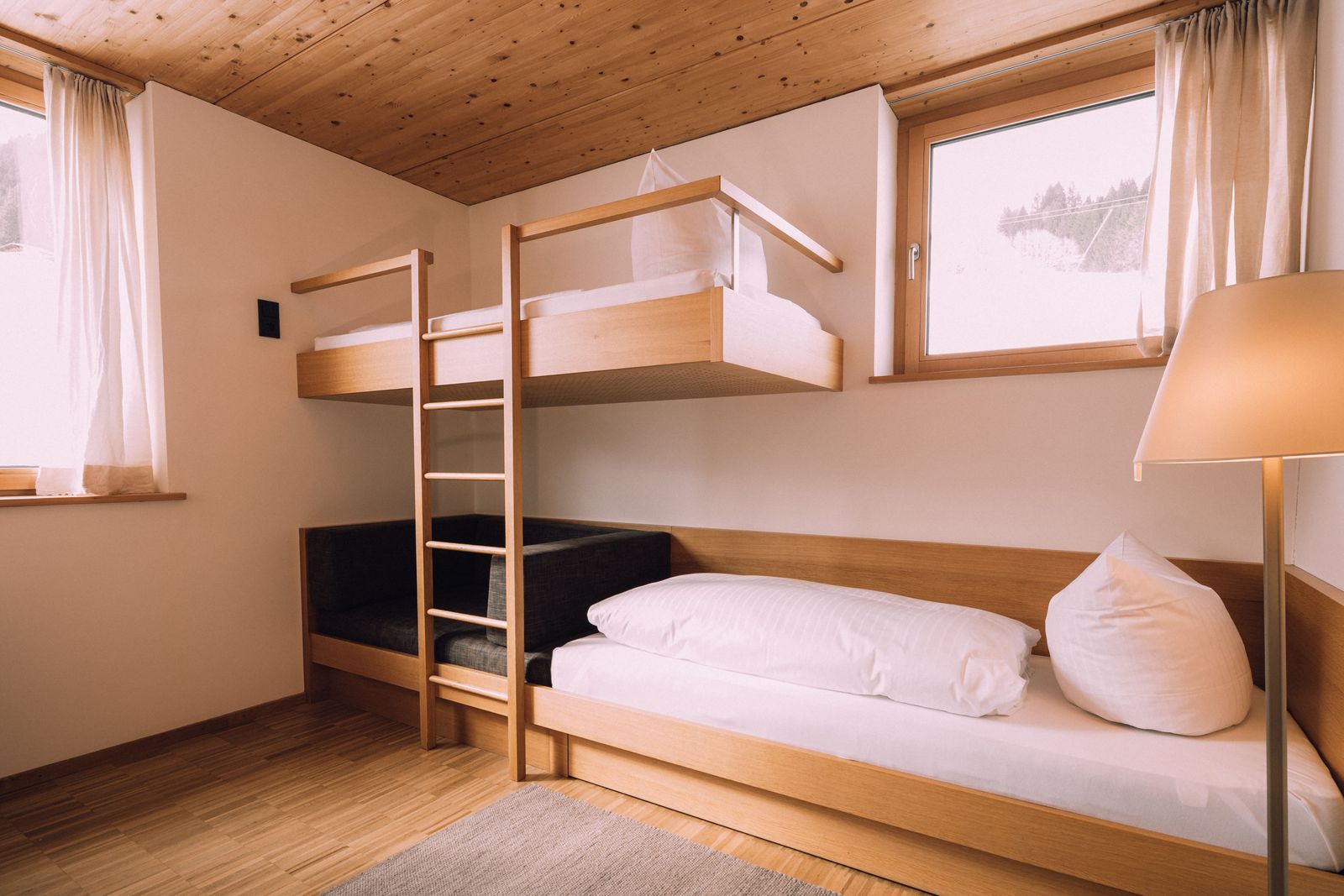 BIO HOTEL Naturhotel Chesa Valisa Familienzimmer Komfort Hochbett