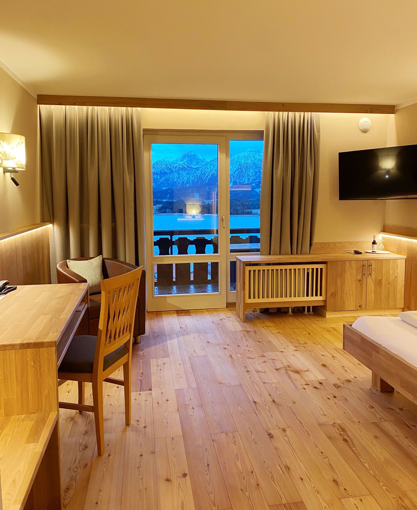 BiohOtel Eggensberger Einzelzimmer Edelweiss Aussicht