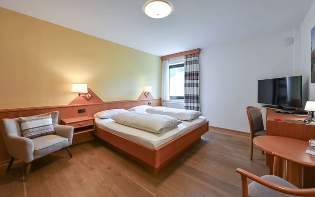 Unterkunft Zimmer/Appartement/Chalet: BASIS Doppelzimmer "Almwiese" ****