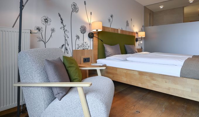 Hotel Zimmer: PLUS Doppelzimmer "Seeblick" - Biohotel Eggensberger