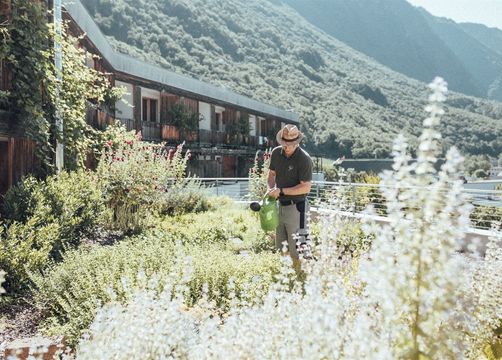 Biohotel theiner's Garten: In der Natur - Biorefugium theiner's garten, Gargazon, Meran Umgebung, Trentino-Südtirol, Italien