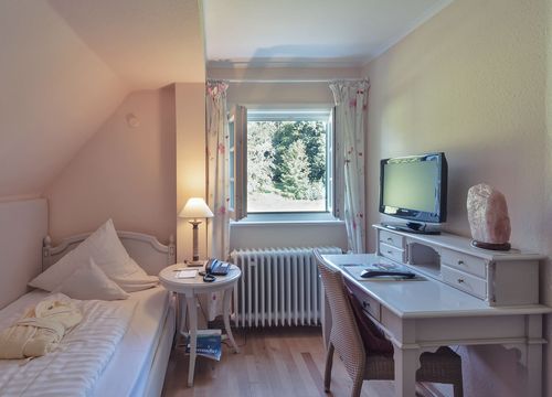 Classic single room small with garden view (1/2) - Schlossgut Oberambach 