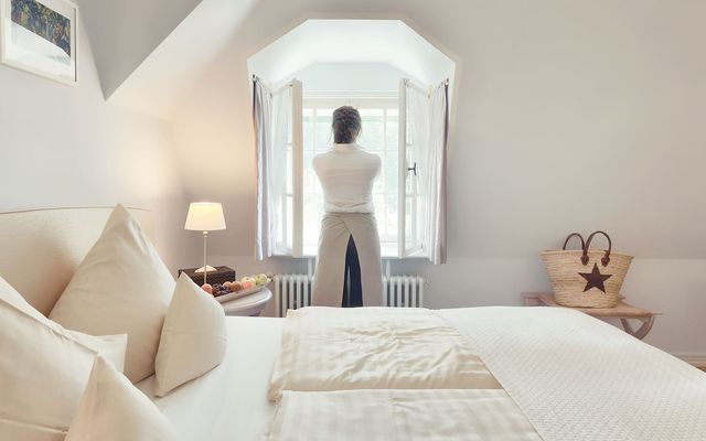 Unterkunft Zimmer/Appartement/Chalet: Kleines Doppelzimmer mit Gartenblick
