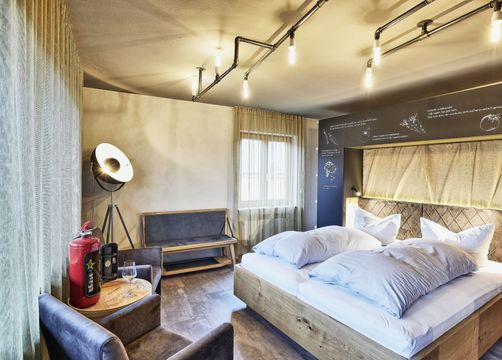 Biohotel Rose: Themen-Zimmer "Dominik" - Bio-Hotel und Restaurant Rose, Hayingen-Ehestetten, Baden-Württemberg, Deutschland