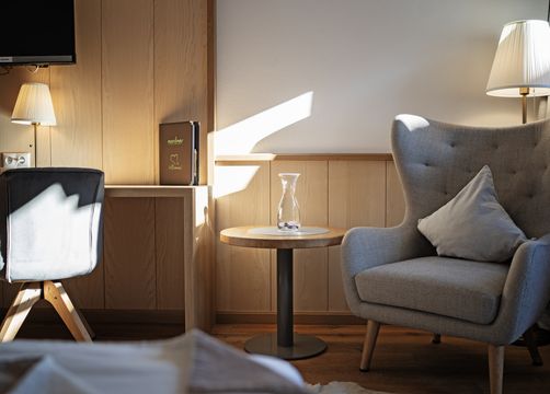 Komfort-Doppelzimmer Holunder Süd mit Balkon (7/8) - moor&mehr Bio-Kurhotel