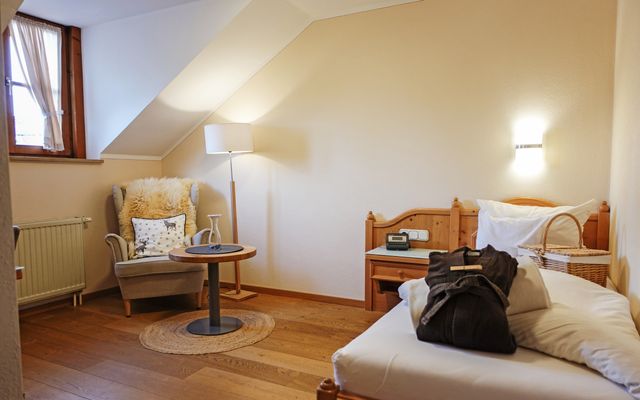 Komfort-Einzelzimmer Holunder ohne Balkon image 3 - moor&mehr Bio-Kurhotel