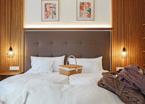Panorama-Doppelzimmer Wildrose (4/7) - moor&mehr Bio-Kurhotel
