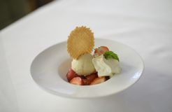 Biohotel Mohren: Köstliches Dessert - Biohotel Mohren , Deggenhausertal-Limpach, Bodensee Hinterland, Baden-Württemberg, Deutschland