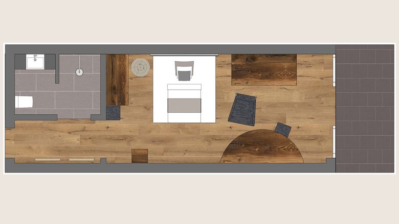 Wellness- & Aktivhotel Bodenmaiser Hof: EZ Garten.Seite image #2