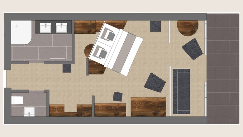 Wellness- & Aktivhotel Bodenmaiser Hof: Juniorsuite Garten.Blick image #4