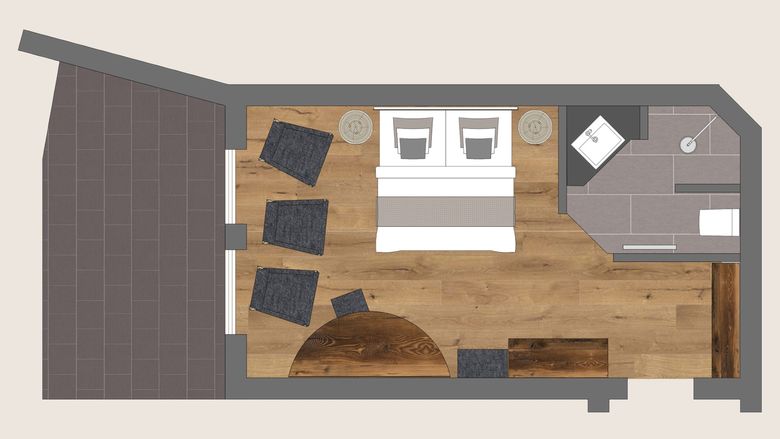 Wellness- & Aktivhotel Bodenmaiser Hof: DZ Silber.Berg b image #2