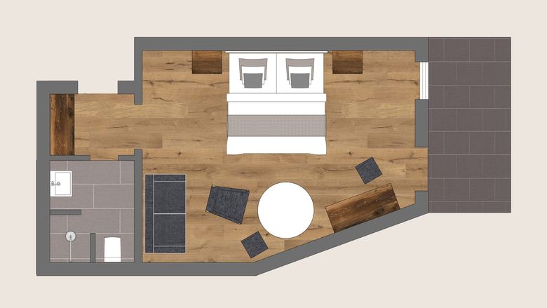 Wellness- & Aktivhotel Bodenmaiser Hof: Doppelzimmer Typ I image #2