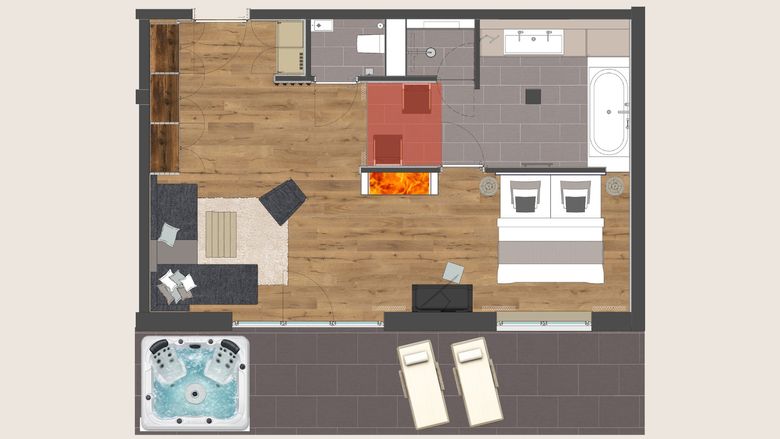 Wellness- & Aktivhotel Bodenmaiser Hof: Natursuite.Heimat inkl. Jacuzzi image #4