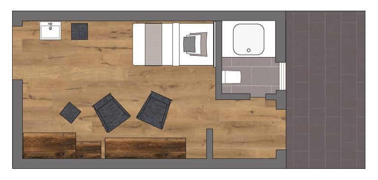 Wellness- & Aktivhotel Bodenmaiser Hof: Single room Type IV image #2