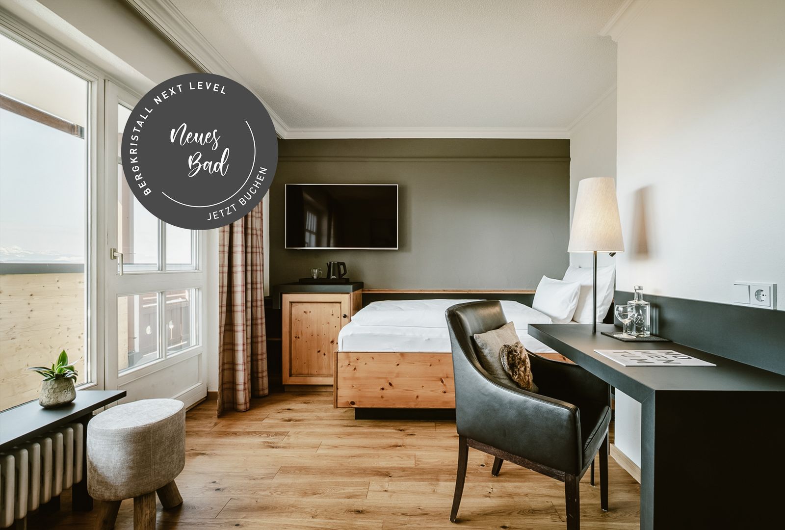 SINGLE ROOM SÄNTIS - Bergkristall - Mein Resort im Allgäu