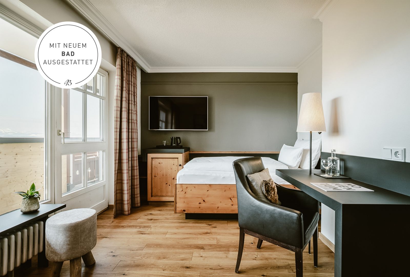 SINGLE ROOM SÄNTIS - Bergkristall - Mein Resort im Allgäu