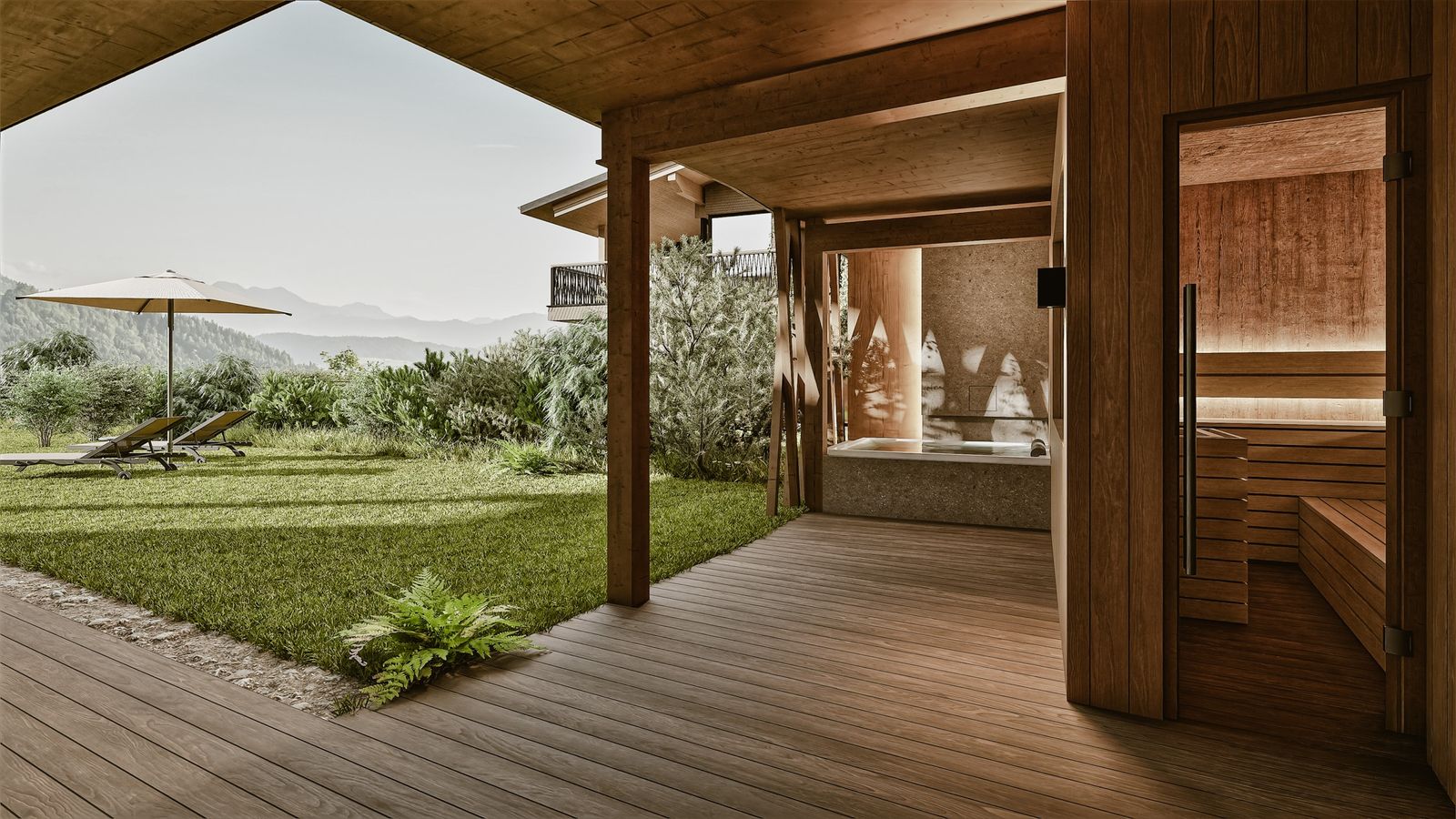 BERG SUITE mit Terrasse - Bergkristall - Mein Resort im Allgäu