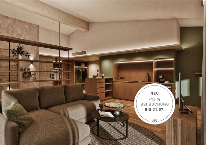 Hotel Zimmer: BERG SUITE mit Balkon - Bergkristall - Mein Resort im Allgäu