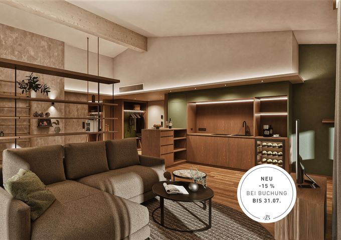 Hotel Zimmer: BERG SUITE mit Balkon - Bergkristall - Mein Resort im Allgäu