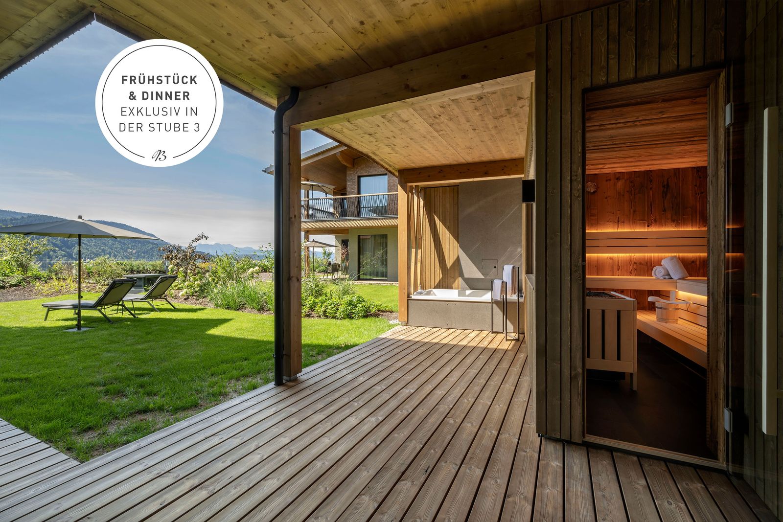 BERG SUITE mit Terrasse - Bergkristall - Mein Resort im Allgäu