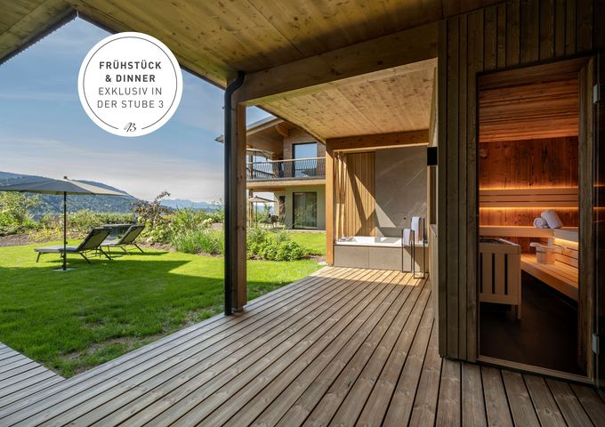 Hotel Zimmer: BERG SUITE mit Terrasse - Bergkristall - Mein Resort im Allgäu