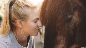 Schönheit der Achtsamkeit mit Pferden und Wasser erleben