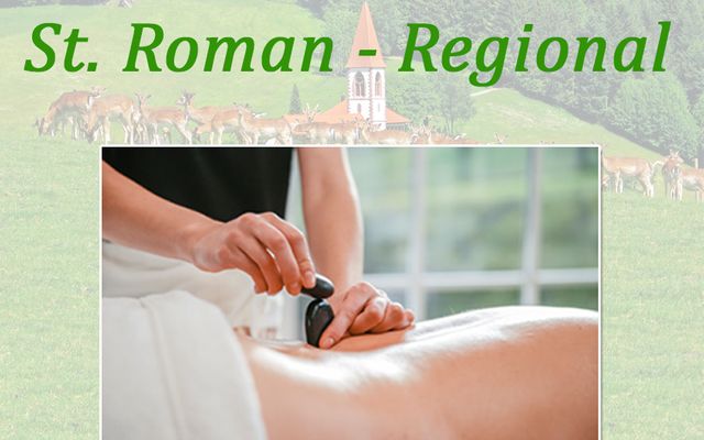 Massage aux pierres chaudes "Teufelstein" de St. Roman - maxi - Naturparkhotel Adler St. Roman