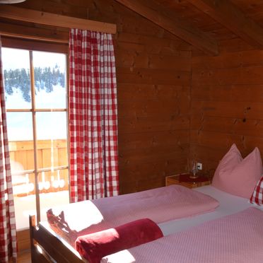 Schlafzimmer, Auhofalm, Jochberg, Tirol, Tirol, Österreich
