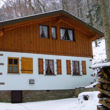 Winter, Vogesen-Chalet, Puberg, Elsass, Elsass, Frankreich